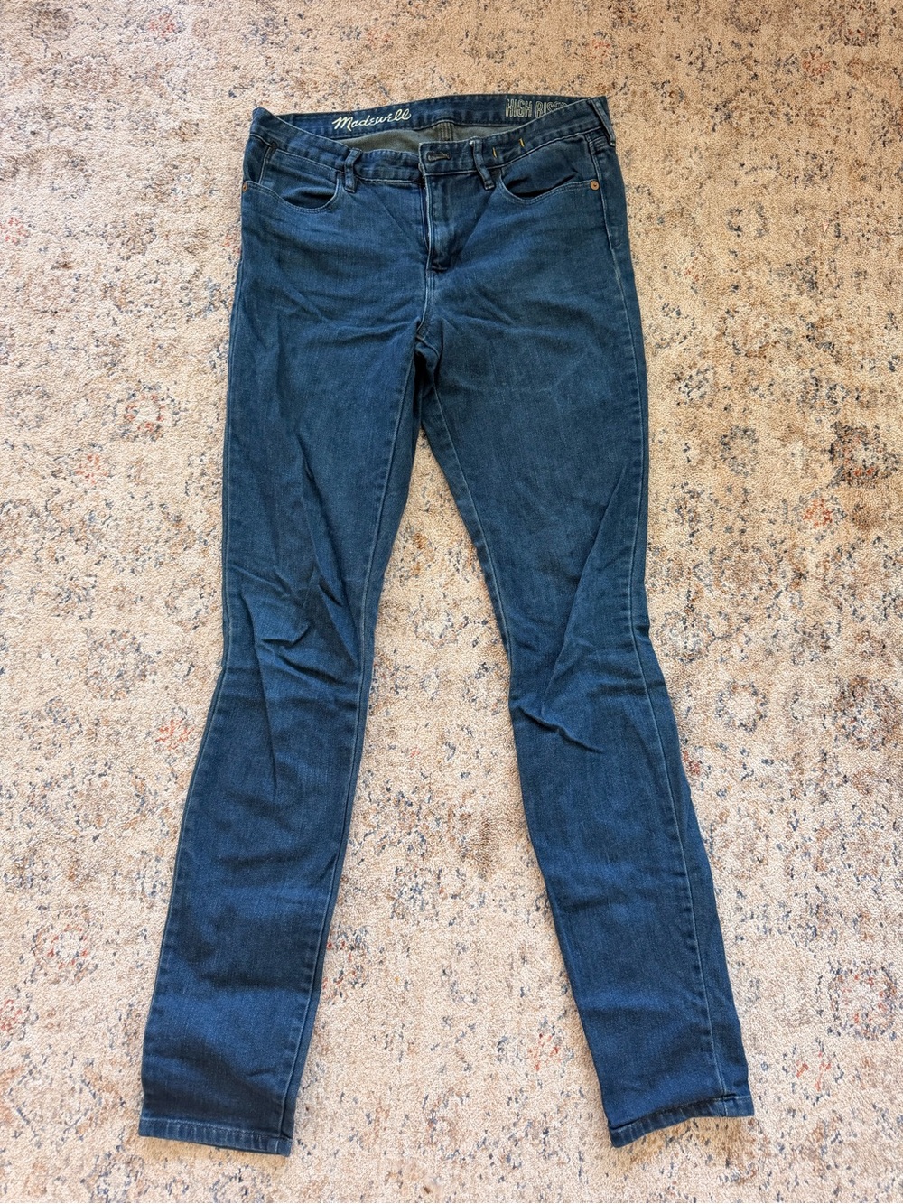Madewell High Riser Skinny Jeans 28x32 Dark Wash Women’s